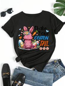 Women T-Shirts - Black - View 5