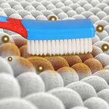 Mumusuki Cepillo para Zapatos Duradero de Cerdas Suaves para una Limpieza Suave, Cepillo de Limpieza con Cerdas de Nanocables para Limpieza del Hogar y de Suelas - como en la imagen - Ver 5