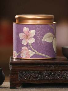 1pc 500ml/100ml Kitchen And Pantry Storage Container For Tea, Coffee Beans, Sugar And Nuts. Metal Tea Canister With Good Sealing Performance. Bottom And Lid Are Coated With Porcelain Enamel. Suitable For Holiday Gifts And Daily Use. - Multicolor - View 16