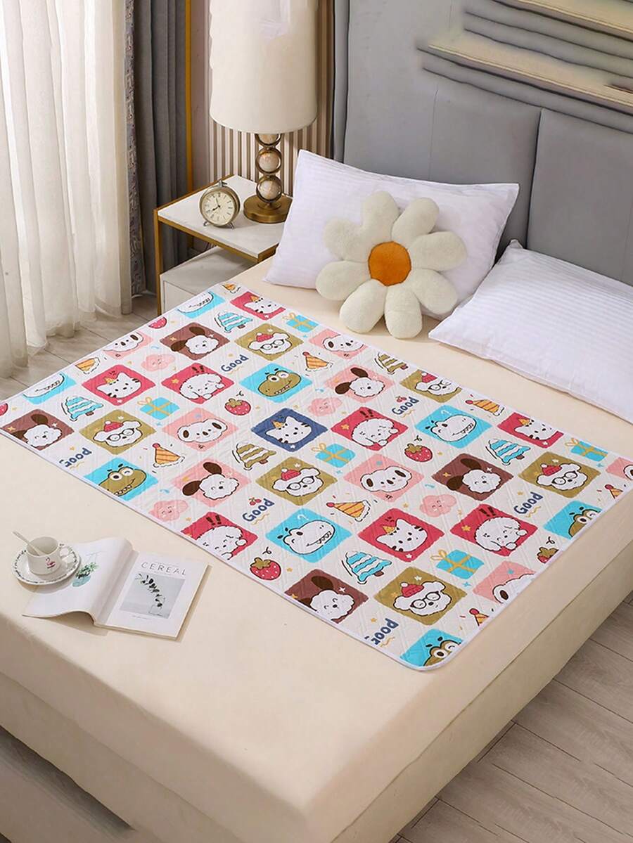 Reusable Leak-Proof Menstrual Pad, Waterproof Washable Mattress Pad, Mattress Protector, Suitable For Women During Menstruation, Incontinence, Bedwetting, For Adults And Elderly, Leak-Proof Mattress Protector - Multicolor - View 1