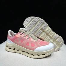 On Running 新款 Cloudtilt Remix 編織透氣跑鞋，中性款，具備緩震與耐磨特性的休閒鞋 - 粉色 - 查看 3