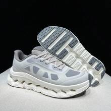 On Running New Cloudtilt Remix Mesh Breathable Running Shoes, Unisex, Casual Shoes With Cushioning And Wear-Resistant Features - Grey - View 4