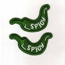 Parche de tela bordado con diseño de pimiento picante, parche de bordado de dibujos animados lindo, se puede planchar o coser, adecuado para ropa, bolsos, zapatos, insignias de sombreros DIY - Versión para planchar - Ver 9