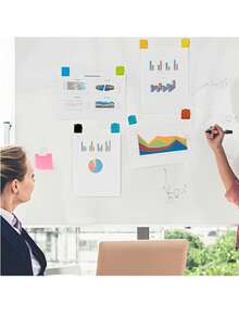 10‑Pack Candy‑Colored Magnetic Metal Clips, Heavy‑Duty Fridge Whiteboard Photo Note Holder For Home Office & Gift Giving - A - View 4