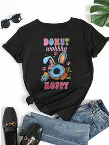Women T-Shirts - Black - View 5