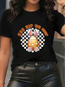 Women T-Shirts - Black - View 1