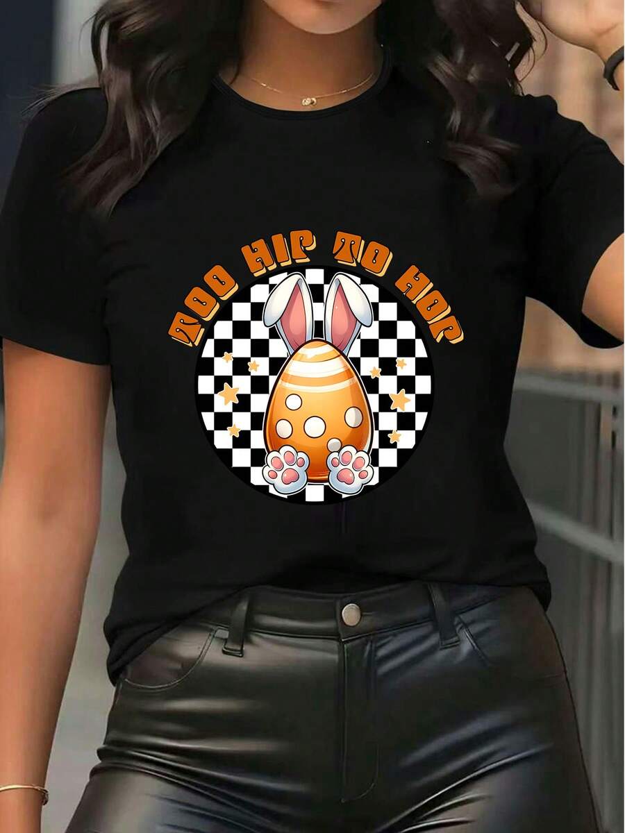 Women T-Shirts - Black - View 1