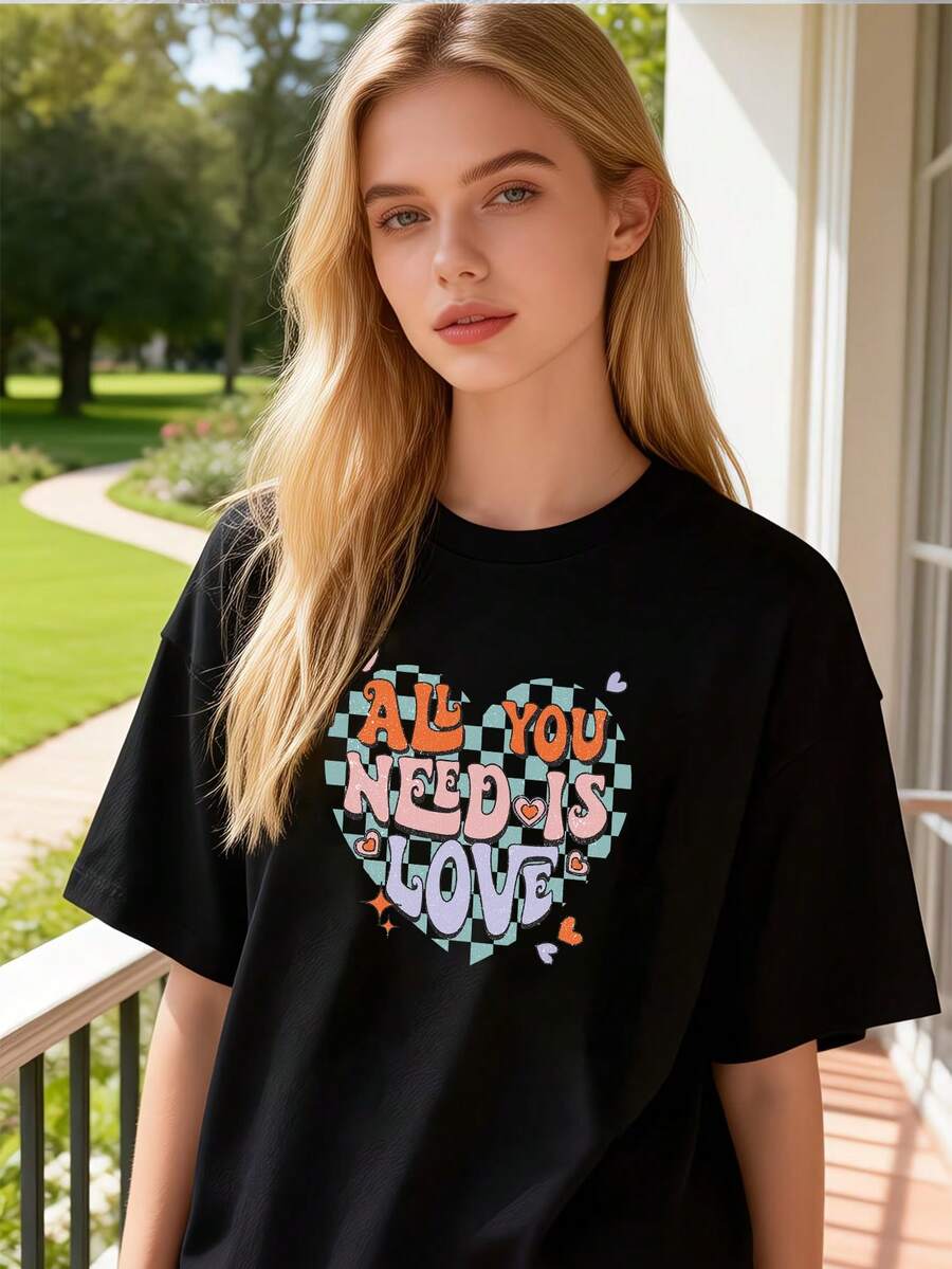 Women T-Shirts - Black - View 1