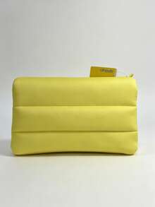 Waterproof Lightweight Nylon Cosmetic Bag Multifunctional For Makeup & Daily Use - Yellow - View 6
