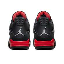 Nike Jordan Air Jordan 4 Retro "Red Thunder" - Treny Mid-Top Retro Basketball Shoes, Unisex, Black/Red - CT8527-016 - 查看 5