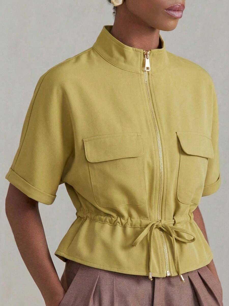 Women Blouses & Shirts - 黃色 - 查看 1