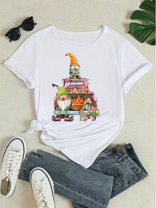 Women T-Shirts - White - View 4