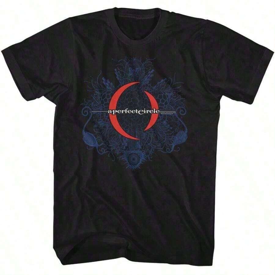 1 Piece A Perfect Circle Organic Mandala Men's T-Shirt Rock Band Music Merch 180g - Back 10 - View 1