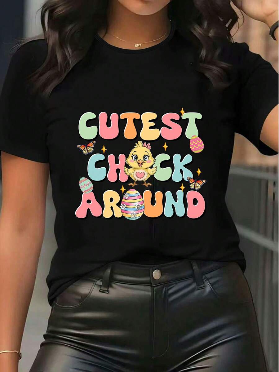 Women T-Shirts - Black - View 1