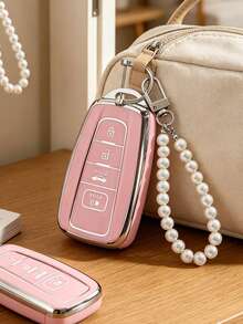 Key Fob Case Cover Compatible With Smart Remote Key, Silky Texture Cover, Anti-Dust, Drop, Scratch & Rain, No Signal Blocking, Graduation Season Gift For New Driver College Grad, Ideal For Outdoor Daily Use, Key Accessory For Men/Women, Fun Key Ring & Bag Charm For Purse, Backpack, Phone Case, Wallet, Car Keys, Shockproof & Fall Protection, For Travel Office Home, Great Graduation Gift For Car Owners - Multicolor - View 1