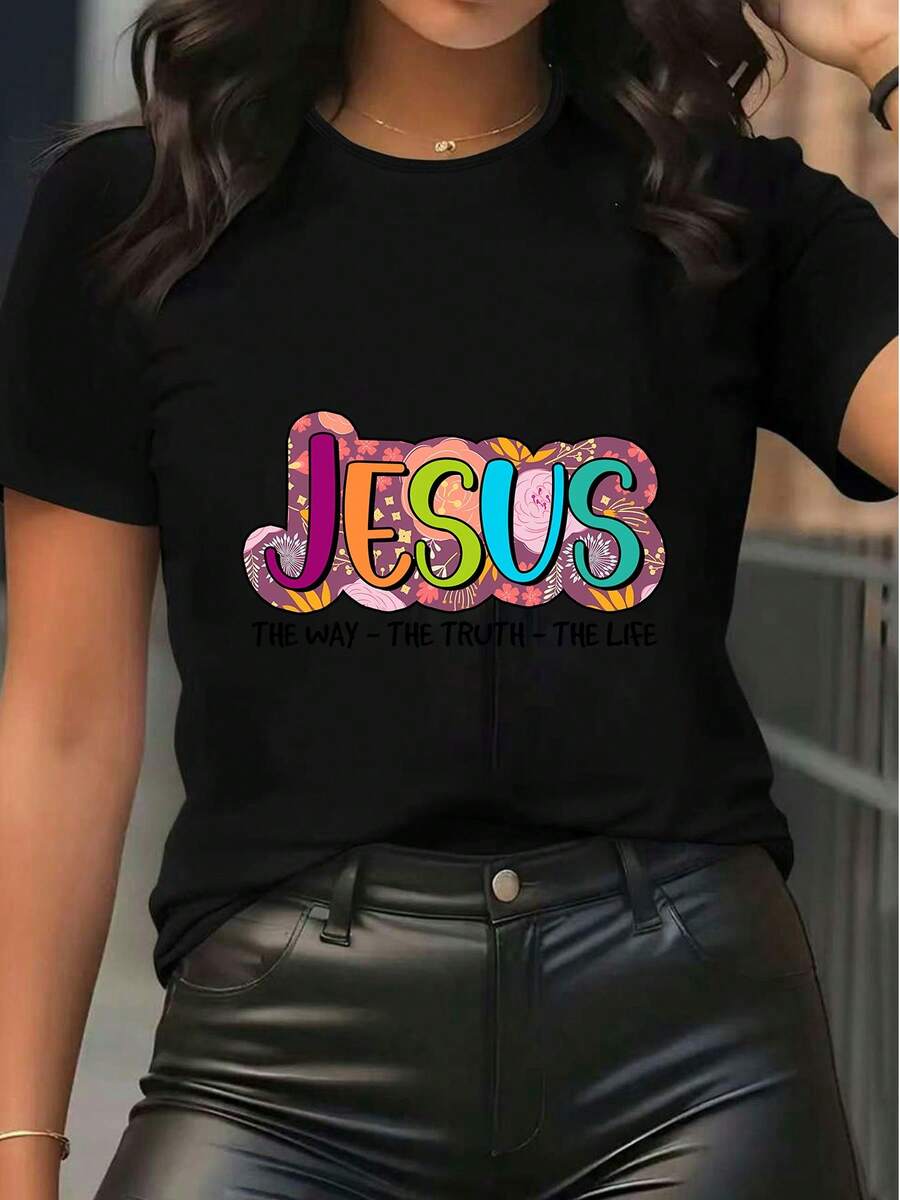 Women T-Shirts - Black - View 1