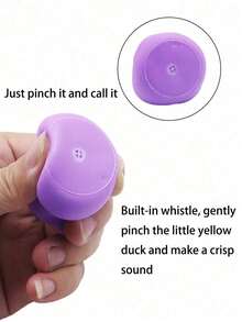 UINLE Baby Colorful Little Duck Water Toy With Built-In Whistle, Squeaky Sound, Suitable For Bathtub Play, Baby Grip And Play, Birthday Party Gift And Pool Game Prop - Multicolor - View 8
