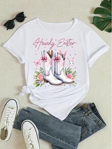 Women T-Shirts - White - View 4