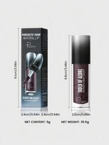 Pudaier Pearlescent Lip Gloss, High Gloss Lipstick, Moisturizing Non-Sticky Liquid Lipstick, Long-Lasting Pearlescent Lip Makeup Party Makeup Gift For Women - 01 - View 8