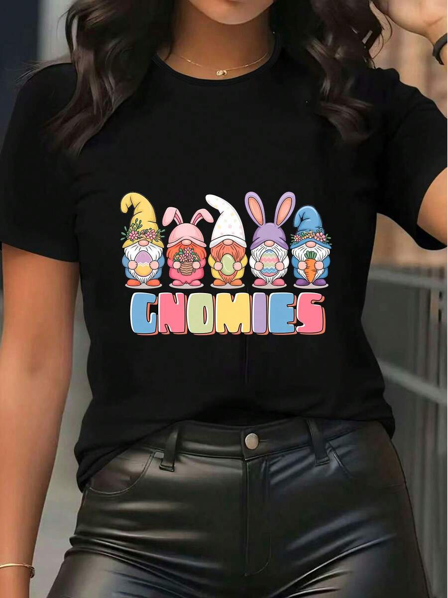 Women T-Shirts - Black - View 1
