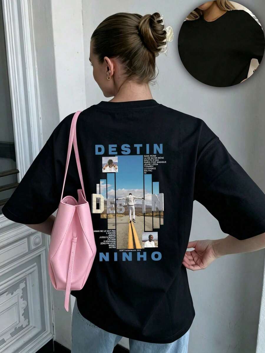 Women T-Shirts - Black - View 1