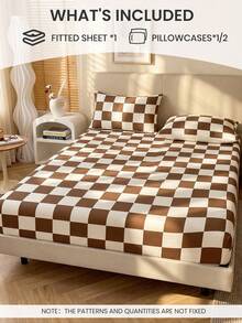 2/3pcs Fitted Sheet Set, Bedding, Mattress Protector Set, Comfortable Home Textiles, Breathable Anti-Pilling Mattress Cover, Home Decor, All Season, Machine Washable, Deep Pocket, Back To School - Multicolor - View 4
