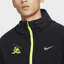 Chaqueta versátil Nike Unlimited Repel, repelente al agua, cortavientos, con cremallera, manga larga y capucha para hombre. - Negro - Ver 3