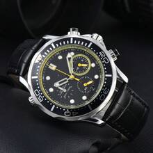 High-End 2024 Foreign Trade Men's New Watch, Six-Hand Multifunctional Sports Fashion Quartz Watch, Wholesale From Manufacturer - 19 - View 6