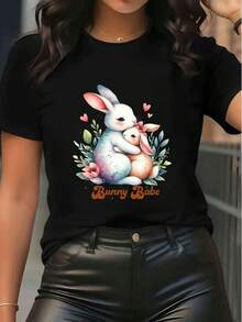 Women T-Shirts - Black - View 1