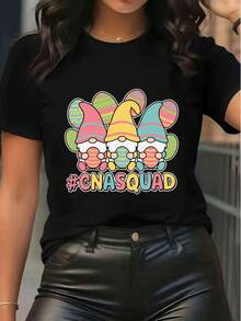 Women T-Shirts - Black - View 6
