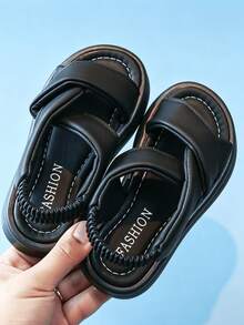 Girls' Summer 2026 New Style Kids' Sports Non-Slip Soft Sole Beach Sandals, Fashion Slip-On Shoes For Middle And Older Children - Black - View 5
