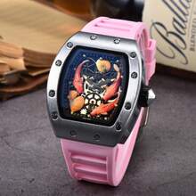 High-End Factory Supply Of Men's Richard Brand Three-Hand Quartz Watches For Foreign Trade And Cross-Border E-Commerce, Featuring A Fashionable Koi Fish Motif And Rasah Design - 5 - View 1