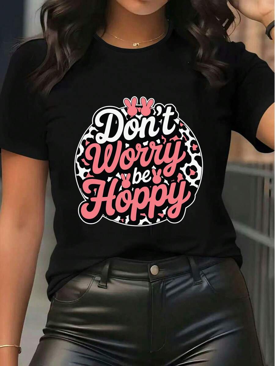 Women T-Shirts - Black - View 1