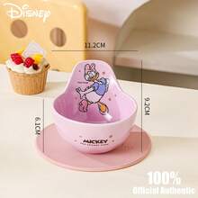 Disney Official Authentic Mickey 4.6-Inch Rice Bowl Ceramic Bowl Tableware Household Cartoon Small Bowl Couple's Essential Bowl Ceramic Rice Bowl Household High Beauty Birthday Companion Gift Item - Multicolor - View 12