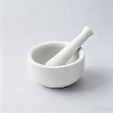 2.75 Inch Fine Porcelain Mortar And Pestle Set, Multifunctional Kitchen Grinder For Spices Garlic Nuts, For Nut Butter Making, Cocina Tool, Manual Crusher Compatible For Salt And Pepper Shaker, Household Kitchen Gadget - Porcelain - View 5