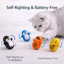 3-1pc Hanging Cat Toy With Bell And Plush Ball, Shiny Tassel Decoration, Interactive Cat Teaser Toy To Help Cats Exercise, Strengthen Bond Between Owner And Pet, Relieve Pet Boredom - Multicolor - View 6