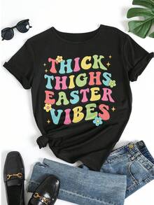Women T-Shirts - Black - View 5