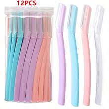 1/3/5/12/20pcs Safety Eyebrow Trimmer & Razor, Exfoliating & Hair Removal Tools, Body & Facial Eyebrow Shaver, Multi-Color Depilation Tools, Beginner Eyebrow Shaping Tool Set - Multicolor - View 11