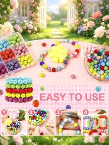 20/50/100pcs Colorful Glass Rhinestone Beads - Mixed Colors, Suitable For DIY Jewelry, Bracelets, Necklaces, Keychains, Party Decorations, Multifunctional Craft Kit With Clay Pen And Earring Hooks For Jewelry Making - Multicolor - View 7