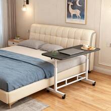 Höhenverstellbarer mobiler Schreibtisch auf Rollen – Klappbarer Laptoptisch (65–87 cm), 180° drehbare Tischplatte – Kompakter Arbeitsplatz für Zuhause, Büro & Schlafzimmer - 60 x 40 cm - Übersicht 6