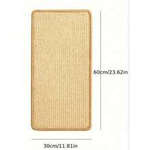 Alfombrilla rascadora para gatos de sisal natural, protege la alfombra y el sofá, alfombrilla rascadora para gatos de cuerda de sisal de alta calidad - súper duradera, resistente a arañazos, libre de suciedad, perfecta para el ejercicio, la relajación y el entretenimiento de las mascotas - 30*60 cm - Ver 14
