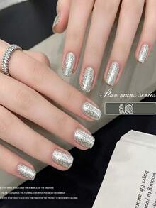 LYTTOA 10ml Champagne Gold Reflective Glitter Gel Nail Polish - Starry Sparkle Soak Off UV 1pc/4pcs - Multicolor - View 13