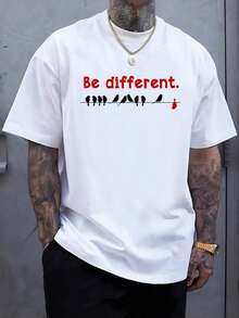 Camiseta masculina oversized em algodão 180 g/m² – modelagem ampla com a estampa ousada em preto e branco "IT IS WHAT IT IS", gola redonda respirável, mangas curtas, ideal para uso - Bianco 6 - Visualizzare 1