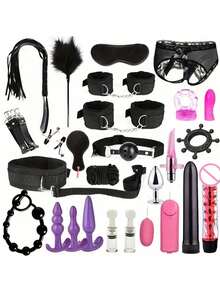 BDSM 情侶束縛套裝 成人情趣用品 手銬 肛塞 情趣遊戲 SM 成人情趣用品 - 套裝 - 查看 12