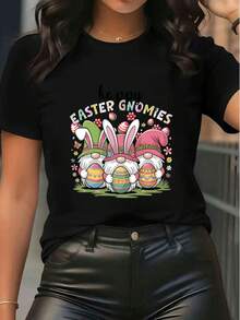 Women T-Shirts - Black - View 1