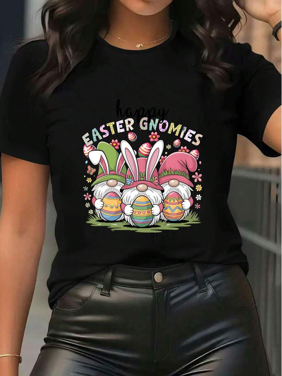 Women T-Shirts - Black - View 1