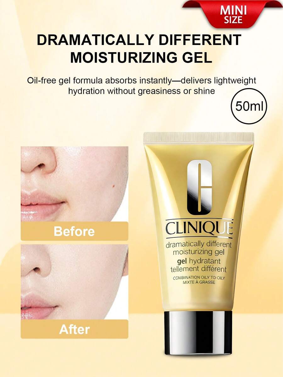 Clinique 倩碧卓越润肤凝露,50毫升/1.7盎司 | 控油 | 24小时长效保湿,适合混合性至油性肌肤 | 轻盈不油腻配方,滋养肌肤,令肌肤柔软光滑 | 强化肌肤保湿屏障,打造健康平衡的肤色 | 改善肤质和肤色 | 清爽不油腻,不堵塞毛孔 - Oil Free Gel - 查看 1