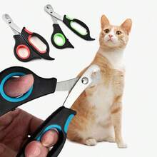 不锈钢宠物指甲钳，狗用剪刀，猫用指甲修剪器，宠物美容工具 - 查看 1