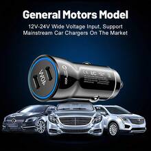 40W 雙 PD 快充車用充電器，USB Type-C 快充 3.0 車用點菸器手機轉接頭，[40W 雙車用充電器] 40W 雙 PD 車用充電器附 USB Type-C 快充，快充 3.0 | 便攜式旅行充電器，雙埠充電器，車用點菸器轉接頭適用於旅行和居家使用，40W USB-C 車用快充充電器，雙埠 PD3.0 Type-C 車用充電器插頭 | 相容於 16 15 14 13 12 Pro Max S24/S23/22 Pixel 9 8 Pro - 均碼 - 查看 10