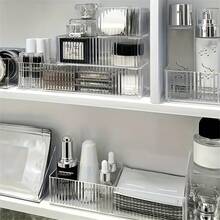 Transparent Desktop Drawer Storage Box, Suitable For Storing Cosmetics, Makeup Tools And Accessories - Multicolor - View 5